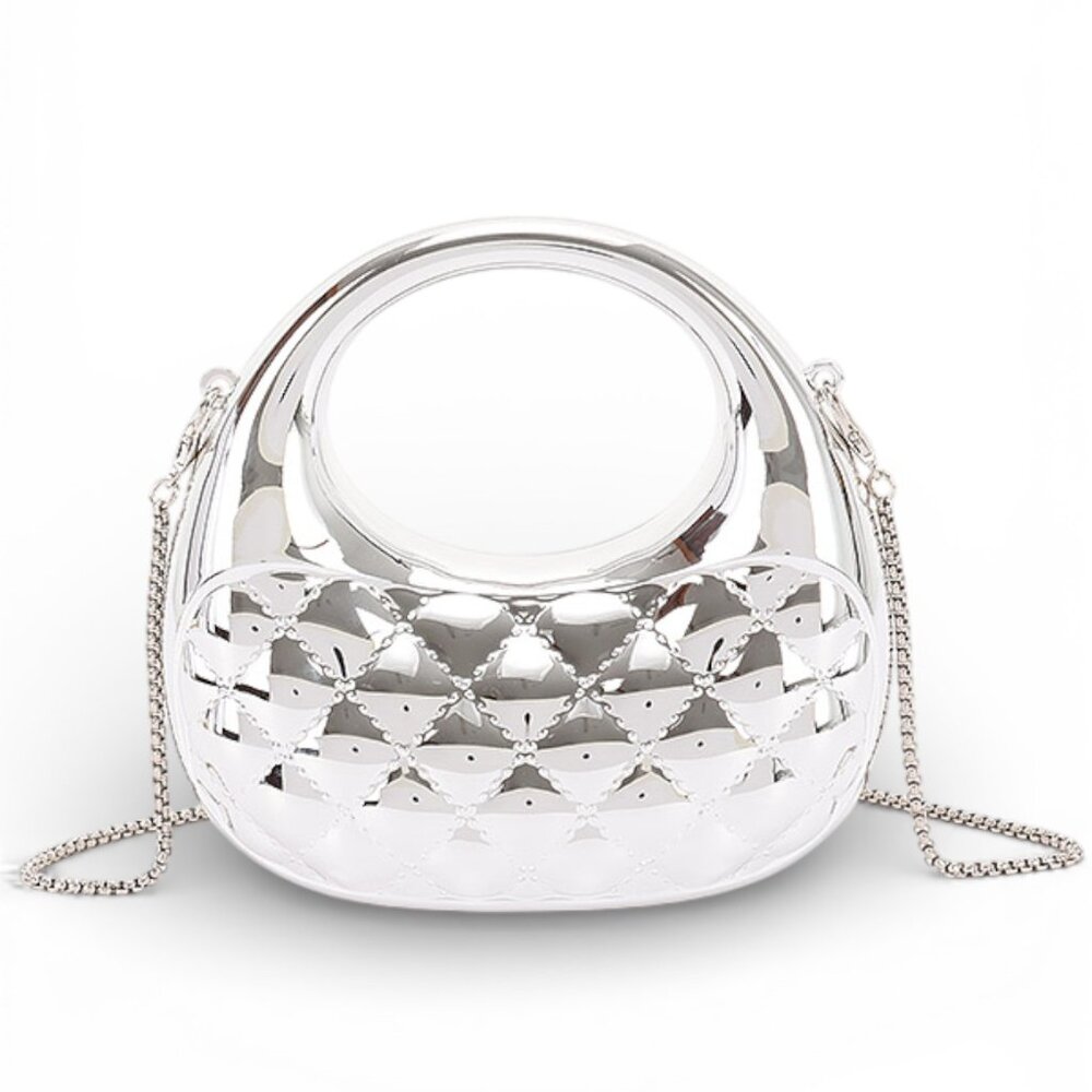 BNWT Brand New Mini Molded Acrylic Top Petite Clutch Bag Crossbody Bag